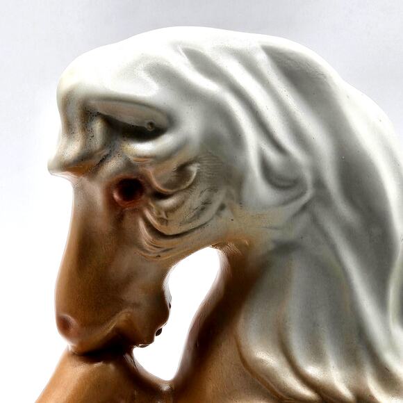 Retro Mid Century 1960s Ceramic Palamino Horse Planter Pot - Picture 6 of 9